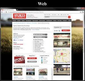 Sports Authority Web