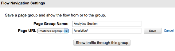 Flow navigation settings