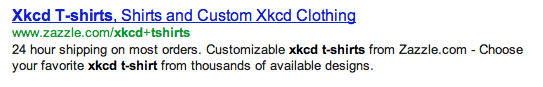 Xkcd Tshirts Inurl Example