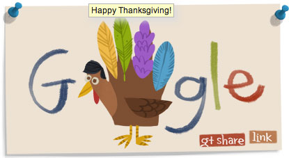 Google Thanksgiving 2011 Logo