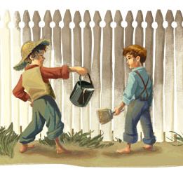 Google s Mark Twain Birthday Logo Features Tom Sawyer Getting Out