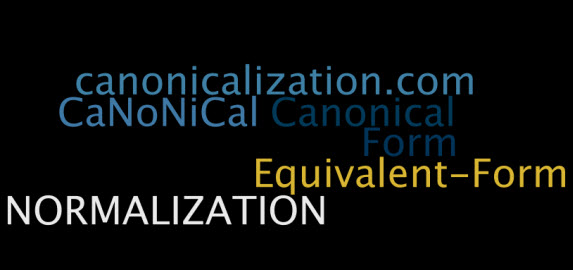 Canonicalization