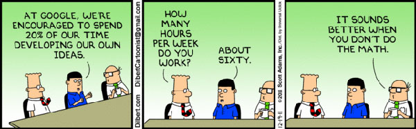 Dilbert Google 20time