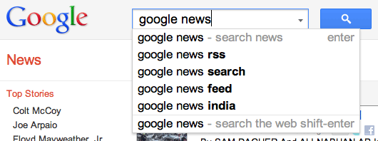 Google News Search Web