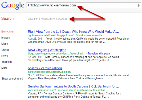 Google Link Command