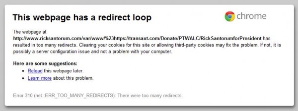 Redirect Loop