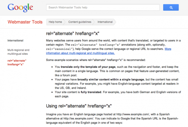 Google's Webmaster Central Gives Lots Of Guidance On Language Tags