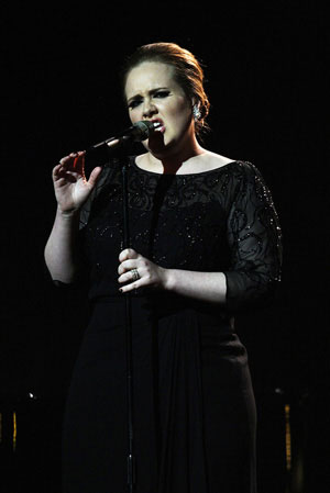 The singer, Adele