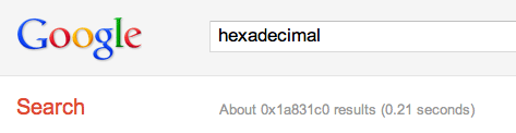 Hexadecimal