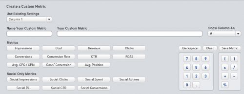 Custom Metrics