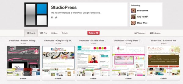 studiopress on Pinterest