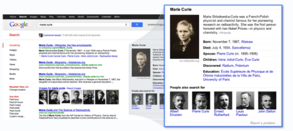 Google Launches Knowledge Graph To Provide Answers, Not Just Links