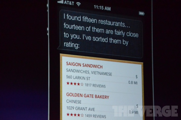 Yelp Siri