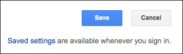 google-saved-settings