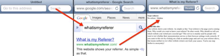 no referrer when downgrade safari