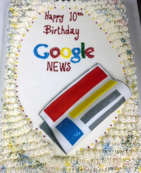 Google News 10 Birthday Cake 1348487862