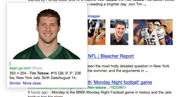 Tim Tebow Image Search