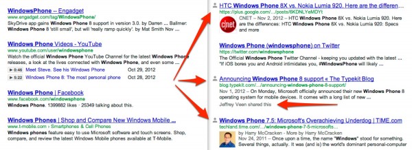 Windows Phone Google Search 2