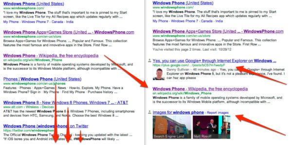 Windows Phone Google Search