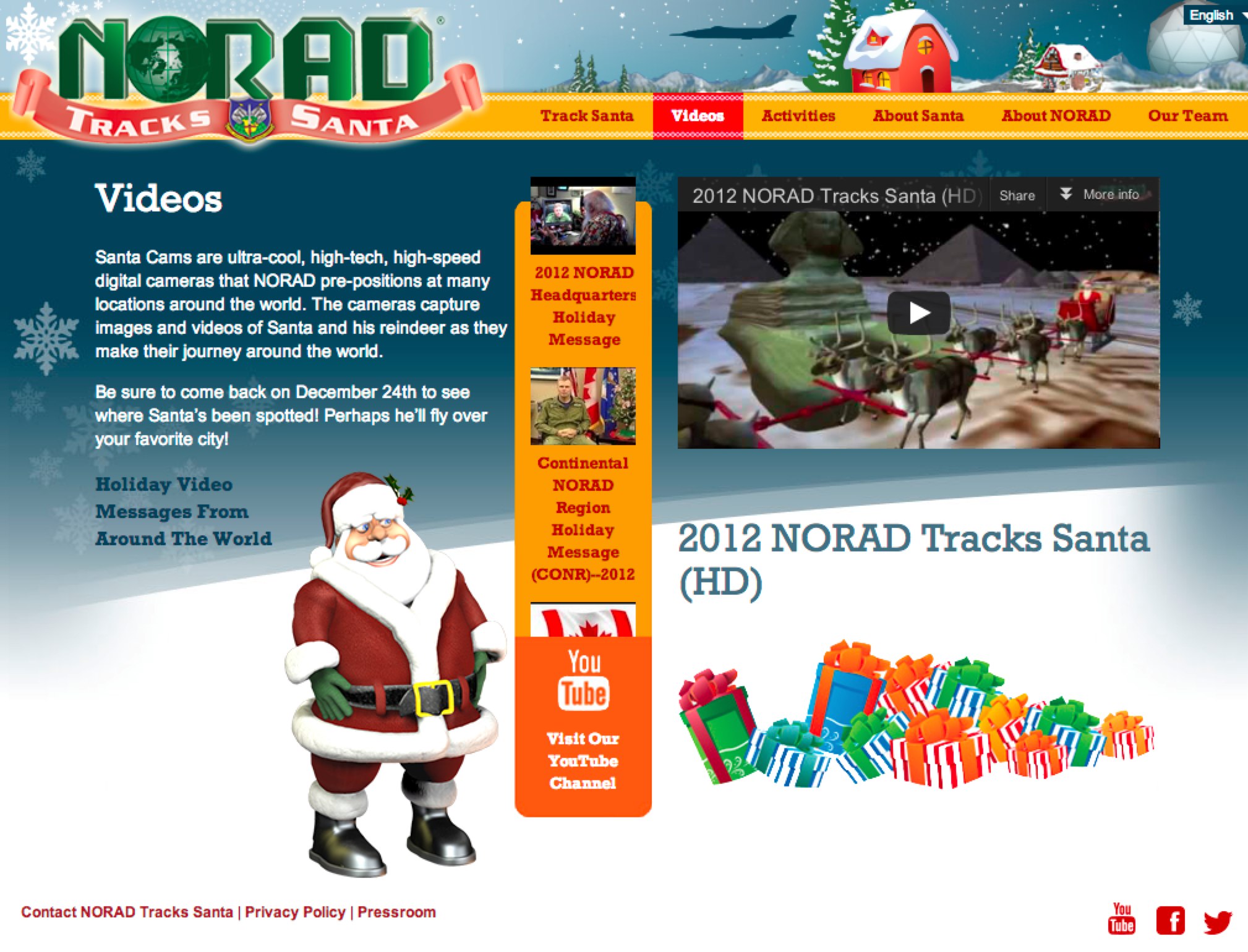 Official NORAD Santa Tracker 3