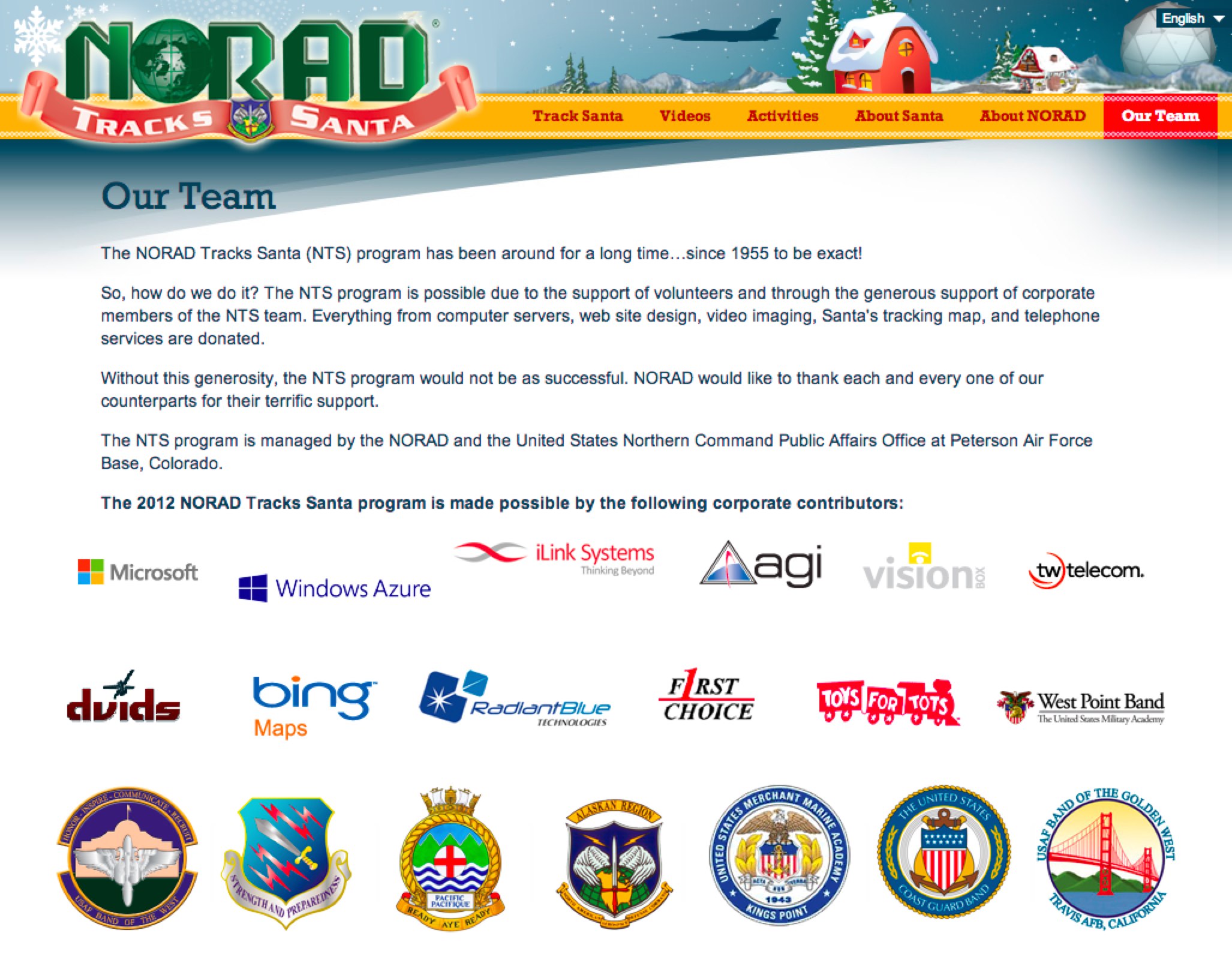 Official NORAD Santa Tracker