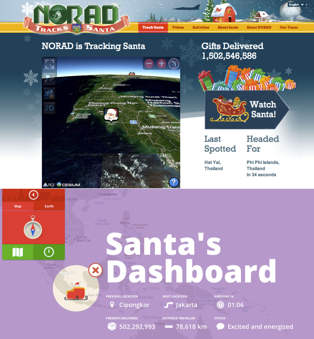 Google Santa Tracker