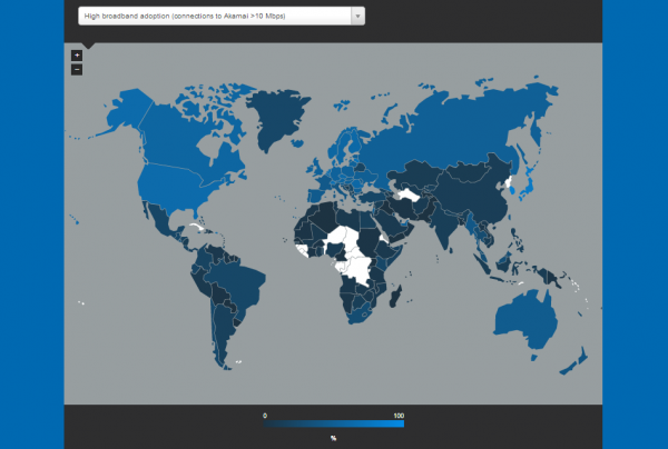 High Speed Broadband Connections Globally via Akamai