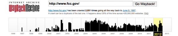 Internet Archive Results Page