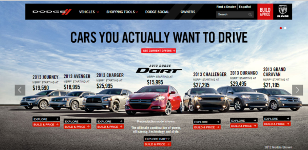 Dodge Website