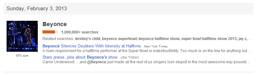 super bowl blackout beyonce