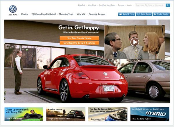 vw home page