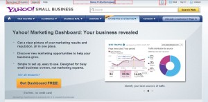 Yahoo Marketing dashboard screenshot