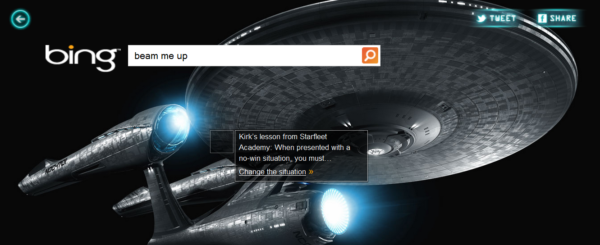 Starship Enterprise Bing 