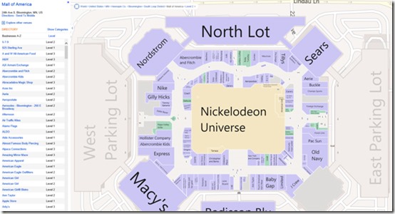 Bing Adds Venue Maps, Features 148 Malls - Search Engine Watch