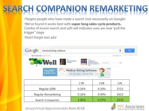 Results of Search Companion Case Study