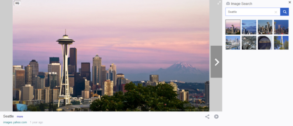 Seattle Washington Yahoo Image search full view