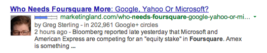 Google Authorship Markup