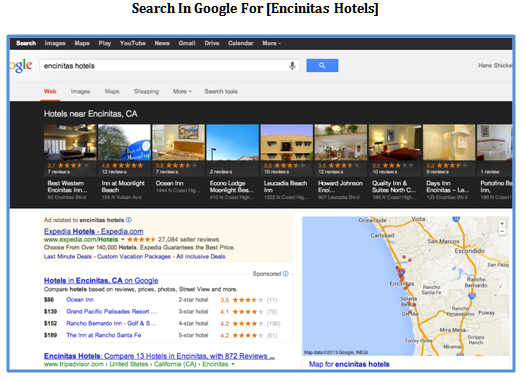 Search Google Encinitas Hotel