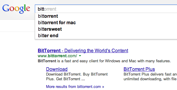 BitTorrent-auto-complete-google
