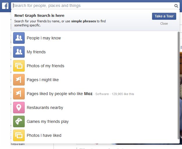 Facebook Search Engine