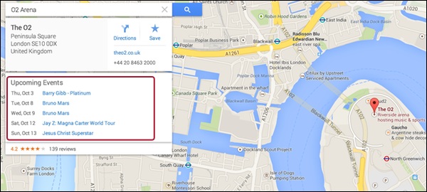 google-maps-event-cards