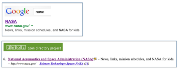 nasa dmoz