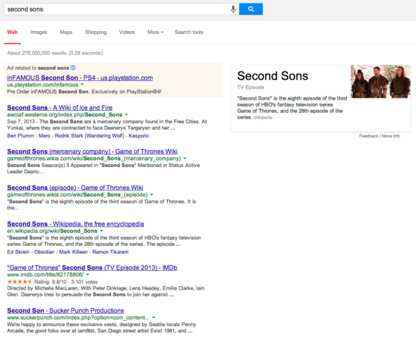 second sons - Google Search