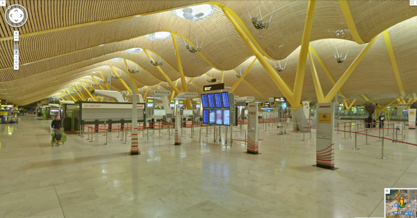 Google Street View Madrid Airport