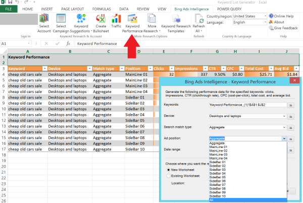 Bing Ads Intelligence Keyword Performance (2)