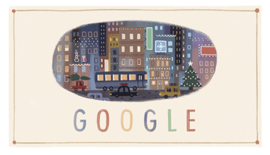 Google Logo December 25 2013