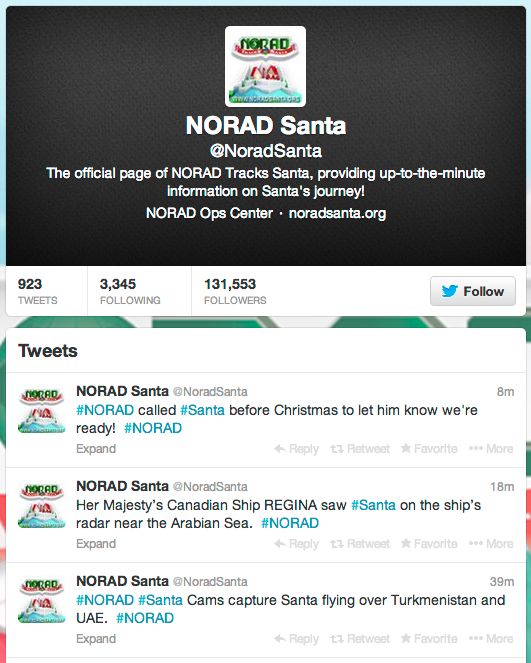 NORAD Santa  NoradSanta  On Twitter