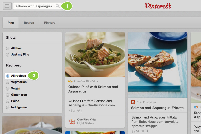 Pinterest Adds Vegetarian, Vegan, Gluten-Free & Paleo Filters For Recipe  Related Searches