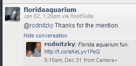 tweet response aquarium