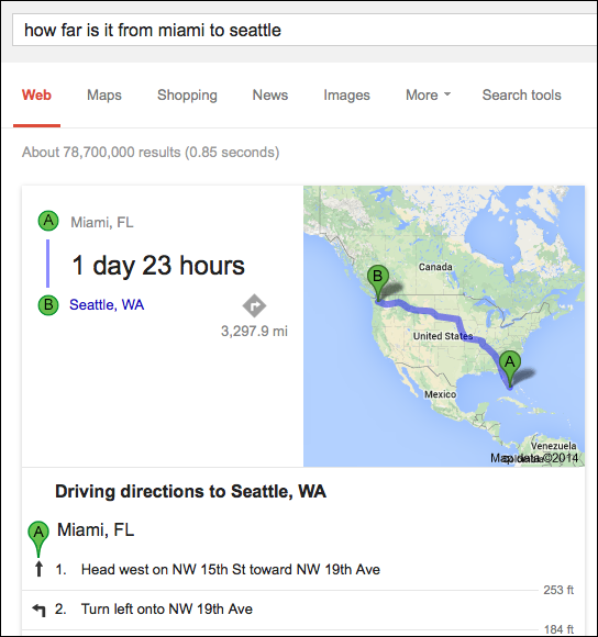 Distance Between Cities As The Crow Flies Google's Latest Search Trick: "As The Crow Flies" Distance Calculation